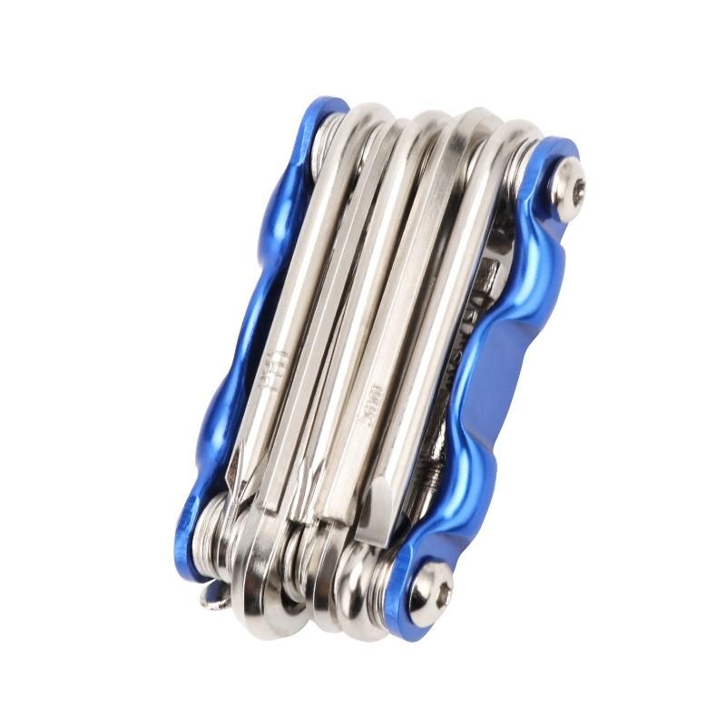 Multifunction 11 in 1 Portable Bicycle Repairing Set Bike Repair Tool Kit Wrench Screwdriver