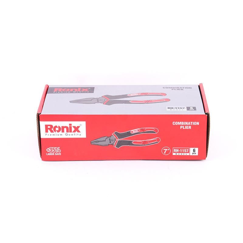 Ronix Model Rh-1157 7" Hand Tools Combination Plier Drop Forged Carbon Steel