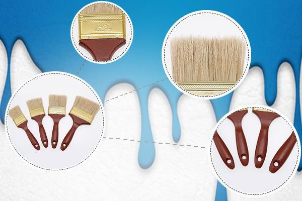 High Quality Nature Wooden Handle Paint Brush