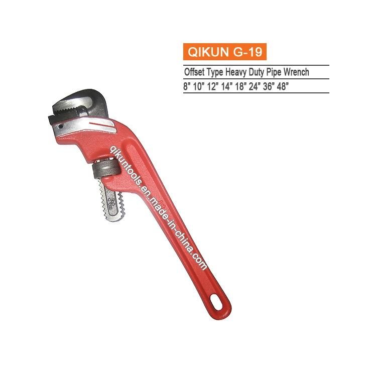 G-18 Construction Hardware Hand Tools American Type Light Duty Pipe Wrench