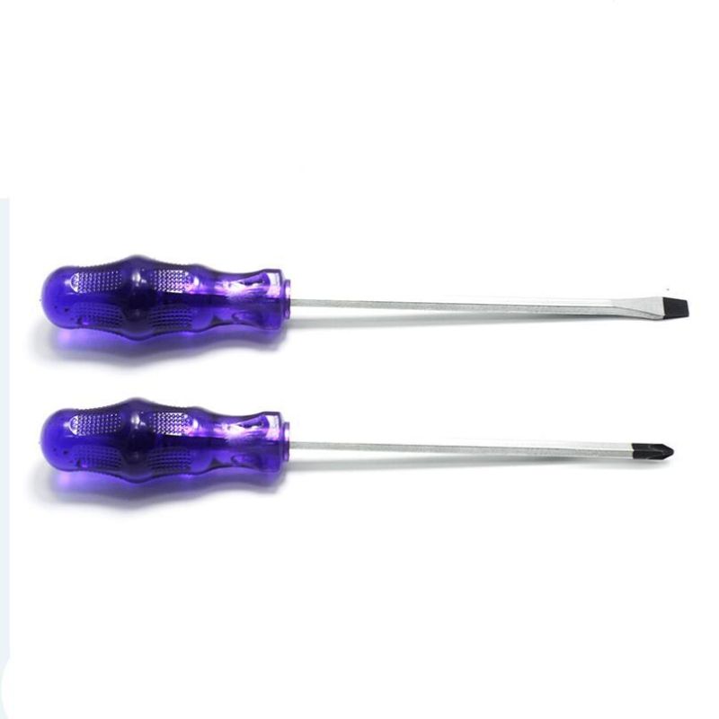 Fixtec CRV Hand Tools Magnetized Tip Slotted Screwdriver