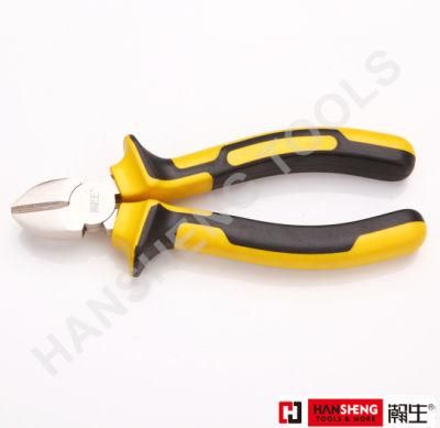 6&quot;, Made of Carbon Steel, Nickel Plated with PVC Handles, German Type, Diagonal Cutting Pliers, Combination Pliers, Hand Tools, Diagonal Cutting Pliers
