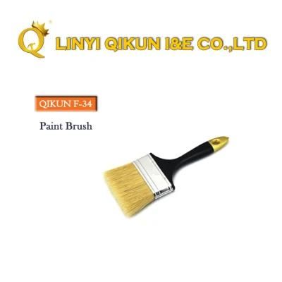F-34 Hardware Decorate Paint Hand Tools Double Color Wooden Handle Paint Brush