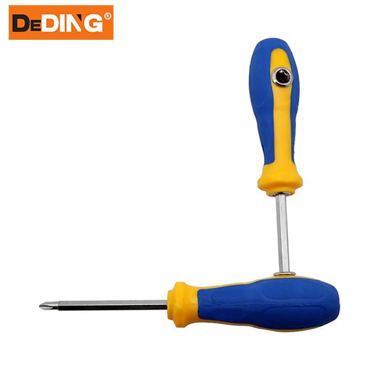 Good Quality CRV Material Anti Slip Slotted Cross Screwdriver