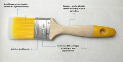 Round Wood Cleaning Professional Painting Brush Paint Brush