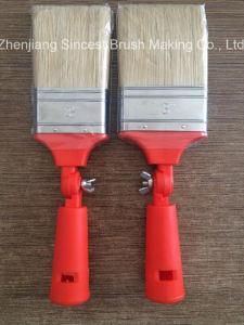 Plastic Handle Moving Paint Brush with Bristle Material