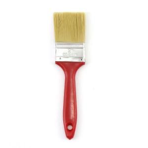Different Sizes of Bristle Paintbrush with Round Hole and Red Wooden Handle