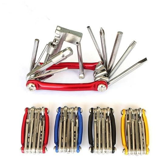 Combined Multi-Tool Hex Key Set for Bike Adjustments
