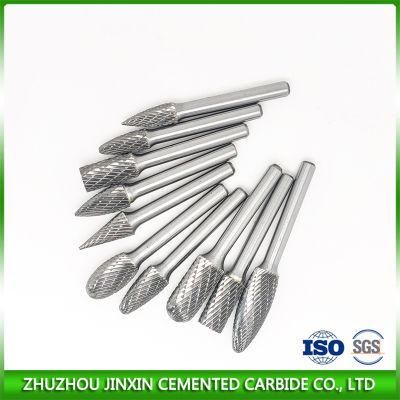 Rotary Burr Set 1/4 Shank 6 Inch Cemented Carbide Burrs