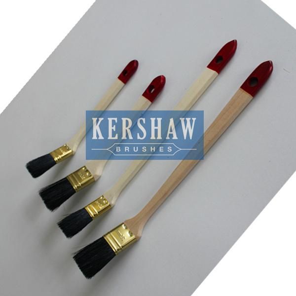 Paint Brushes Long Wooden Handle PBT Synthetic Filament Paint Brush Radiator Brush