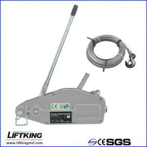 Liftking Aluminium Body Wire Rope Pulling with Ce