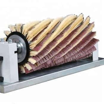 Galvanized Iron Channel Tampico Strip Brush with Sanding Paper