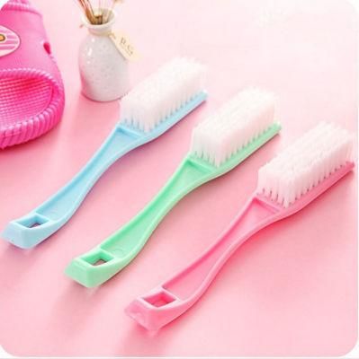 Multi-Functional Long Handle Plastic Soft Nylon Shoes Cleaning Brush