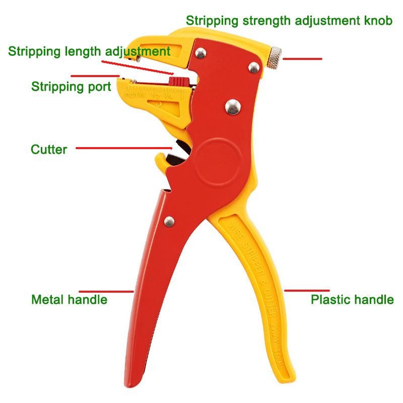 Adjustable Automatic Manual Cable Wire Stripper Cutter