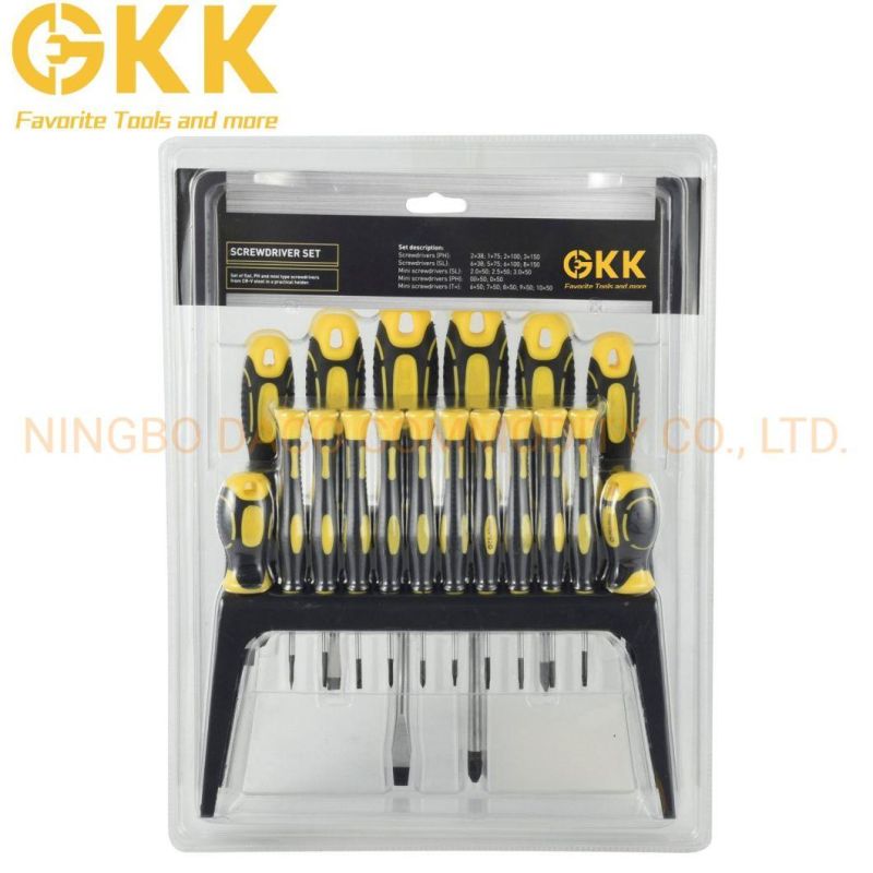 China Factory Hot Sale 18PCS Carbon Steel Screwdriver Set Hand Tool