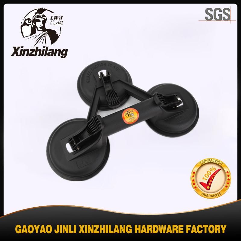 Heavy Duty Three Cup Aluminum Glass Suction Cup Hand Tool