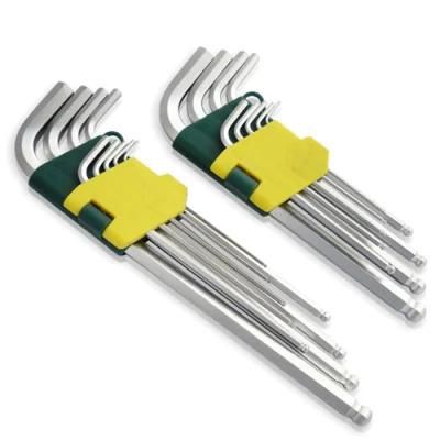 9PCS Short Arm Torx Hex Key Spanner Set Allen Wrench