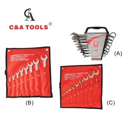 Carbon Steel Combination Wrench Set