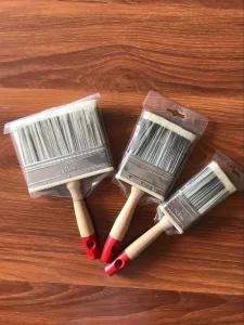 Tapered Filaments Wall Painting Brush with Wooden Handle