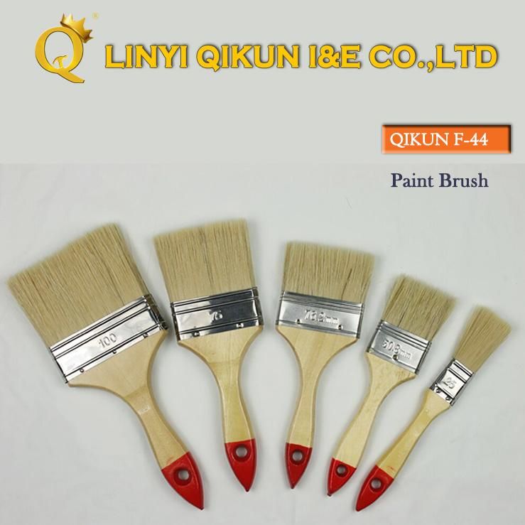 F-41 Hardware Decorate Paint Hand Tools Double Color Wooden Handle Bristle Paint Brush
