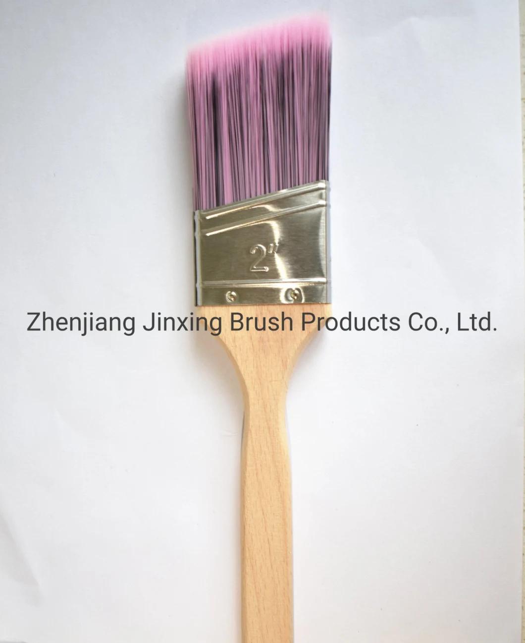 Wooden Handle Paint Brush, 2 Inch Angle Sash Brush