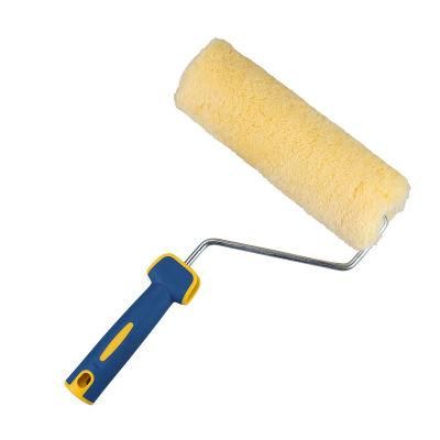 9 Inch Chemical Fiber Portable Roller Paint Brush Decoration Wall Brush Tool Roller Brush