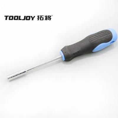 High Quality Straight Shaft Screwdriver with PP and TPR Handle