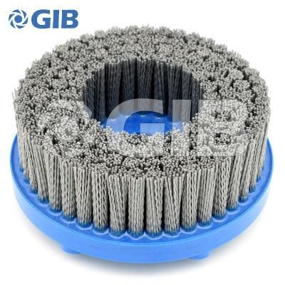 150 mm Long Bristle Abrasive Nylon Disc Brush for Deburring