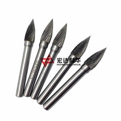 Series Sg Pointed Tree Shape Carbide Single and Double Cut Rotary Burrs