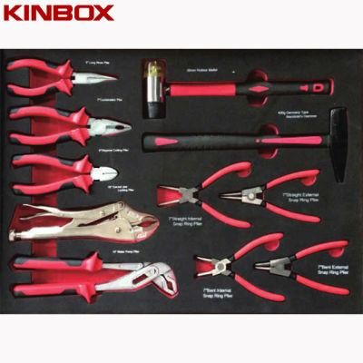 Kinbox Professional Hand Tool Set Item TF01m312 Plier&Hammer Set