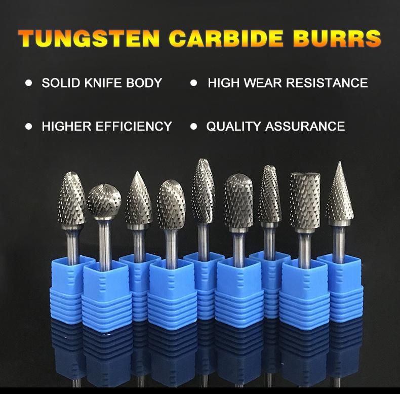 L1228m06-45 Tungsten Carbide Rotary Burrs Set Tool for Wood Cutting