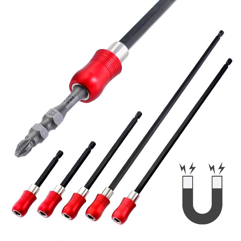 Hexagonal Quick Release Self-Locking Extension Rod Extension Rod Electric Drill Screwdriver Extension Quick Adapter Rod Bit Extension Rod 60-300mm Screwdrive