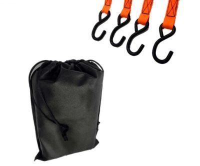1&quot; Tie Down Strap -4PCS Package Orange