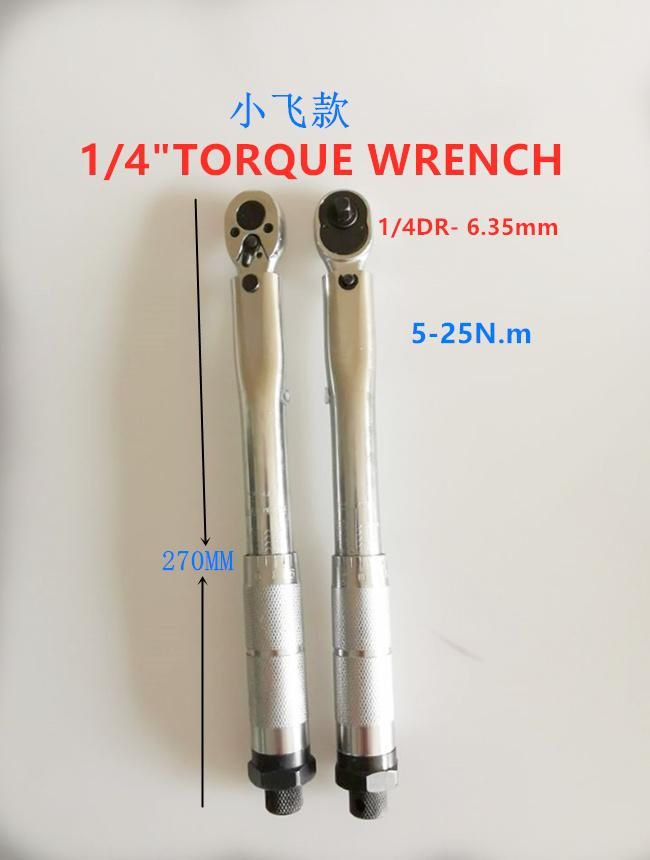 10PCS 1/4"Dr (6.35mm) Bicycle Repair Torque Wrench Tool Set (FY1910TQ)
