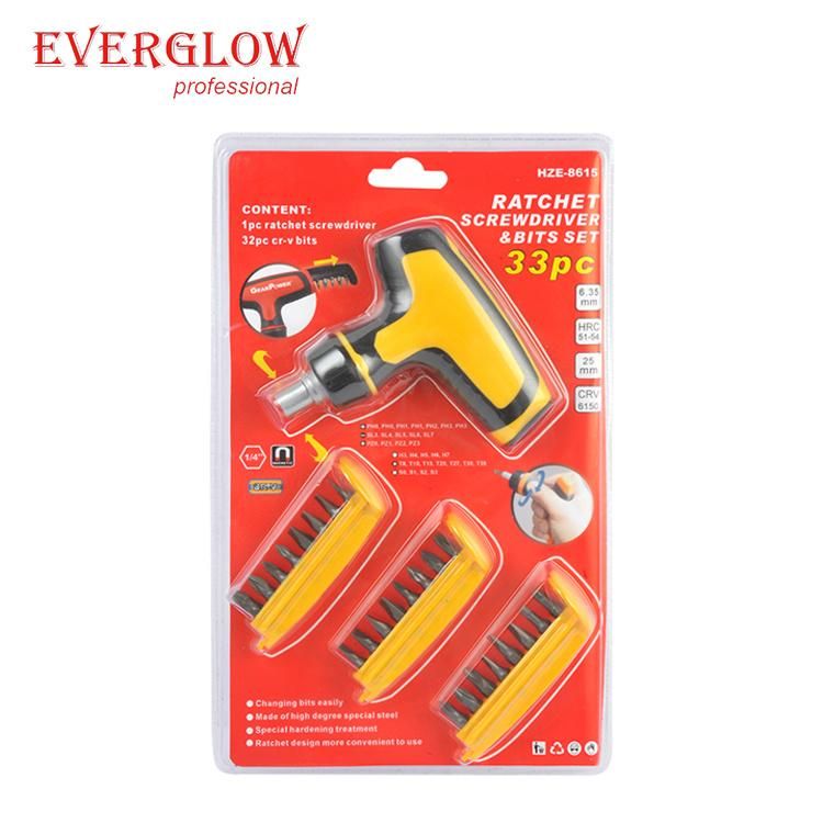 27PC Hot Selling T-Handle Screwdriver Set