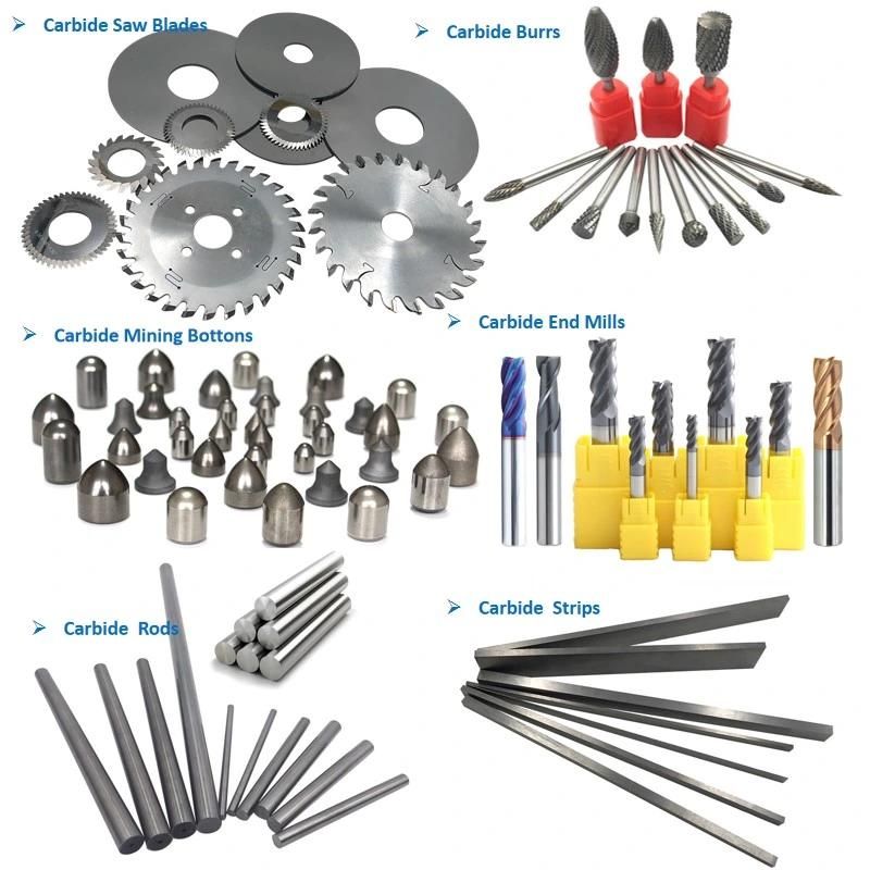 Tungsten Cemented Carbide Rotary Burrs for Metal Machine