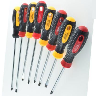 High Torque Screwdriver with Skid Resistant Handle for Increased Torque Holes