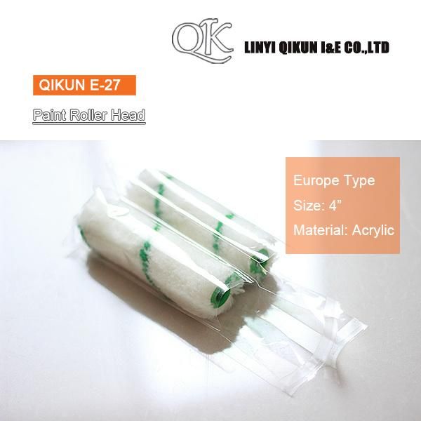 E-24 Hardware Decorate Paint Hand Tools Acrylic Fabric Paint Roller Double Flat Caps Foam Roller