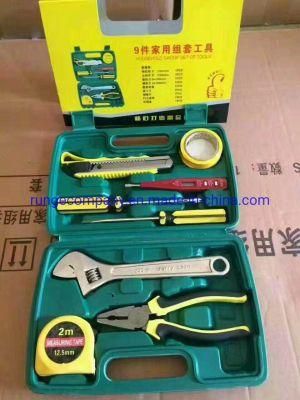 Household Tool Kit Tool Set with Tool Storage Case 9 Piece
