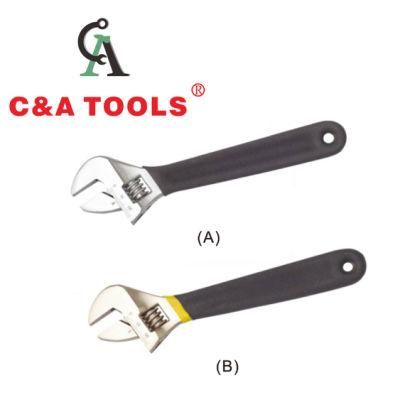 High Carbon Steel/Cr-V Adjustable Wrench