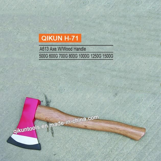 J-81 Construction Hardware Hand Tools Red Color Plastic Sprayed Splitting Maul Axe Head