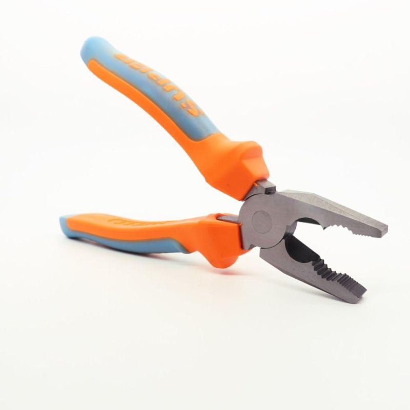 Hand Tools High Quality Power Pliers 6/8/10 Inch Rubber Handle Steel Pliers