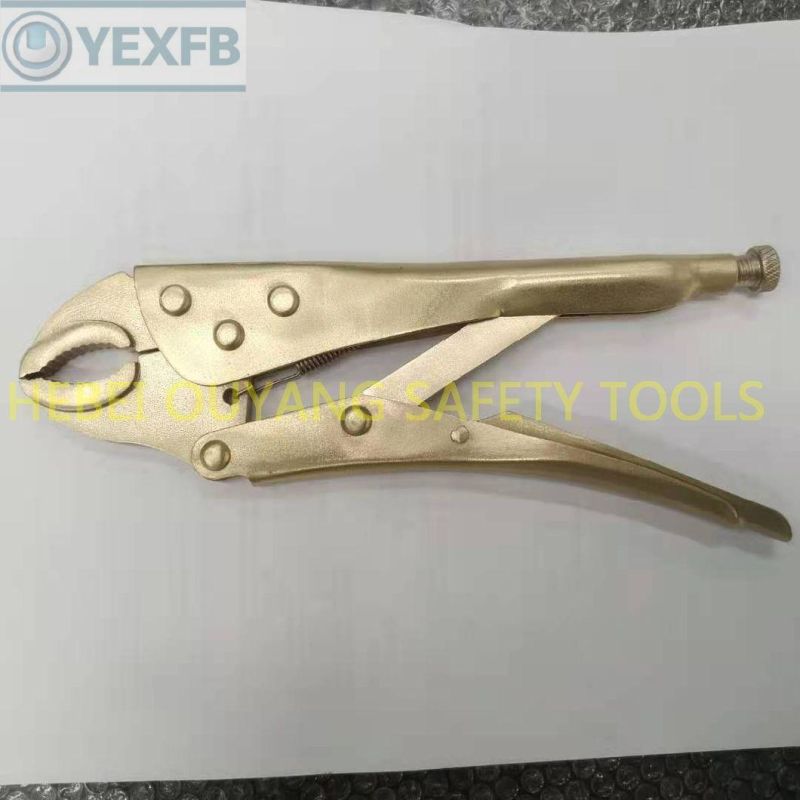 Non-Sparking 10" Al-Br Locking Plier, Atex