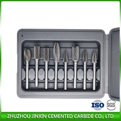 6.35mm Shank Dia Carbide File 8PCS Rotary Burr Set