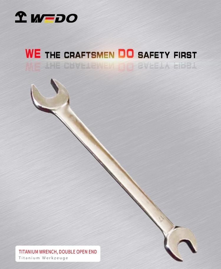 WEDO Titanium Spanner Non-Magnetic Rust-Proof Corrosion Resistant Double Open End Wrench