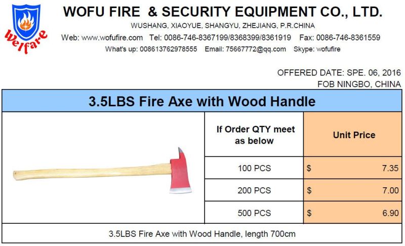 3.5 Libras Pickhead Fire Axe