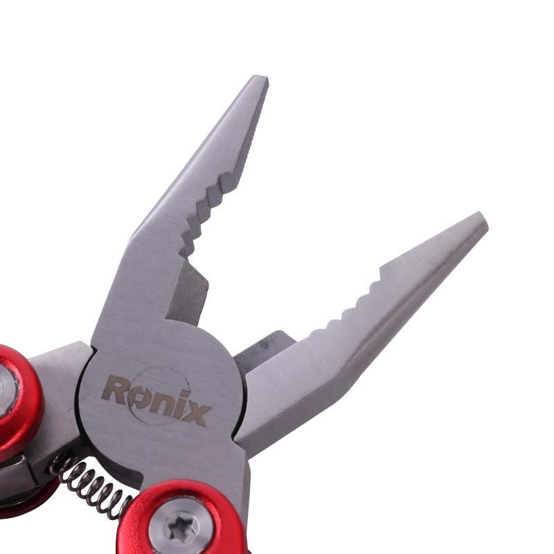 Ronix Rh-1191 Camping Outdoor Multi Function Tool Plier with Handle Foldable Multipliers