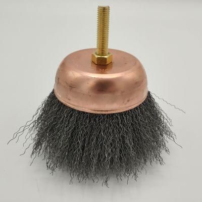 Premium Steel Material Twisted Knotted Wire Cup Brush