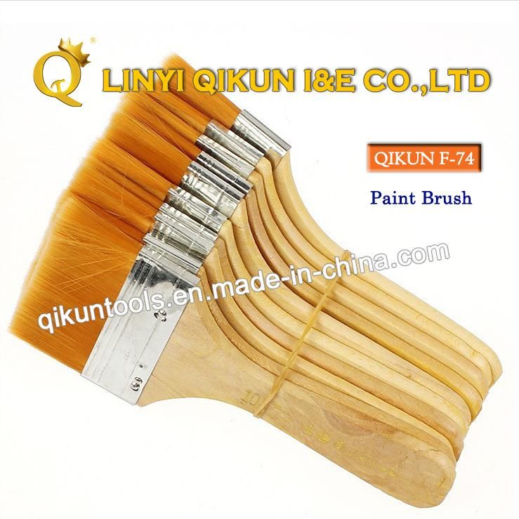 F-72 Hardware Decorate Paint Hand Tools Wooden Handle Bristle Roller Paint Brush