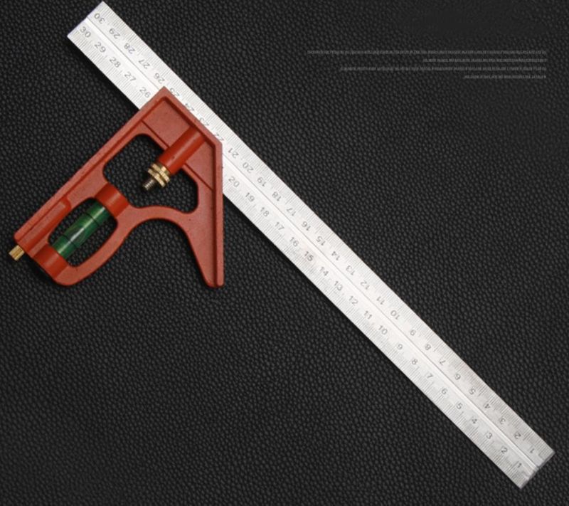 Factory Horizontal Movable Square Aluminum Alloy 45 Degree Right Angle Ruler